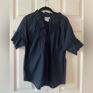 Navy Blue Finley Top